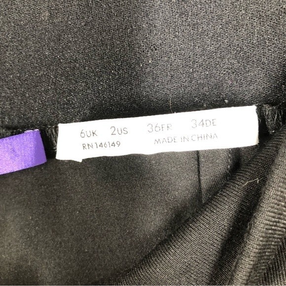 Seraphine Maternity Tailored Black Maternity Pants Ponte Trousers Seam Front 2 - Picture 4 of 9